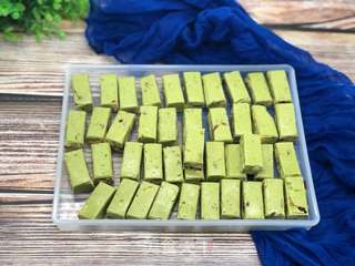 蔓越莓抹茶牛轧糖的做法步骤:10