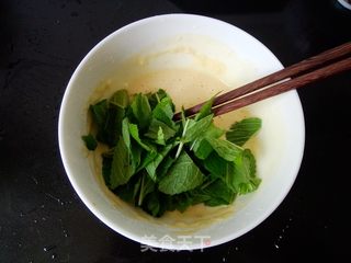 薄荷鸡蛋饼的做法步骤:6