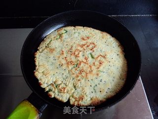 薄荷鸡蛋饼的做法步骤:9