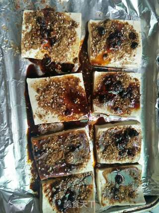 如何用烤箱制作烤豆腐的做法步骤:5
