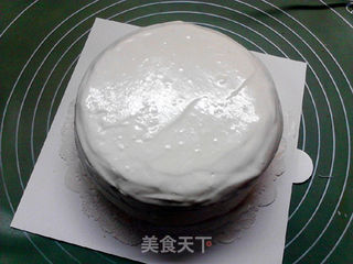 圣诞树裱花蛋糕的做法步骤:8