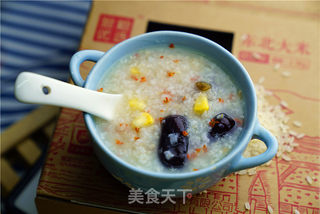 胚芽米甜粥的做法步骤:7