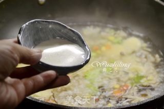 菌菇日本豆腐羹的做法步骤:6