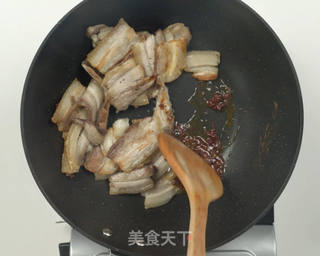 回锅肉的做法步骤:9