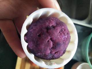 蜂蜜红薯糕的做法步骤:6