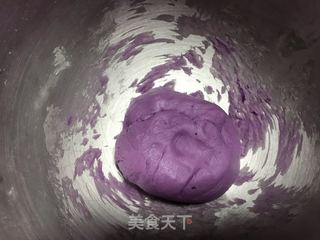 紫薯开花馒头的做法步骤:5