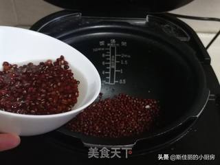 红薯莲子红豆汤的做法步骤:4