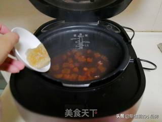 红薯莲子红豆汤的做法步骤:9