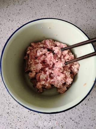 茼蒿猪肉馅饼的做法步骤:3