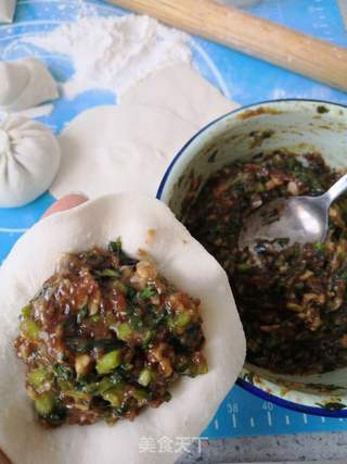 茼蒿猪肉馅饼的做法步骤:10