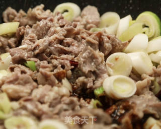 葱爆羊肉的做法步骤:10
