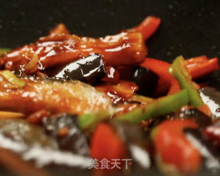 鱼香茄子的做法步骤:14