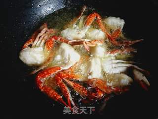 香辣梭子蟹的做法步骤:4