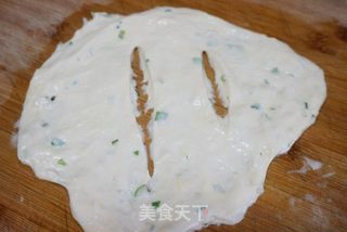 炸葱油饼的做法步骤:2