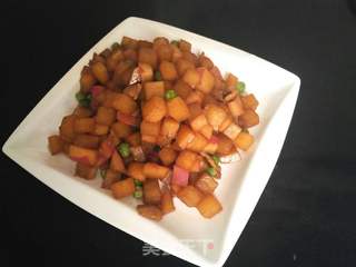家常炒萝卜的做法步骤:11