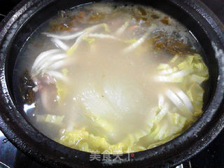 酸菜粉丝羊肉煲的做法步骤:16