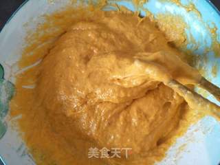 南瓜发糕的做法步骤:4