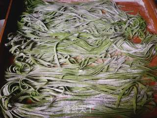 海参菜芯菠菜面的做法步骤:8