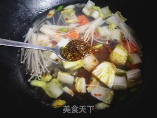 海参菜芯菠菜面的做法步骤:14