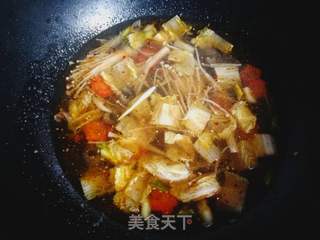 海参菜芯菠菜面的做法步骤:15