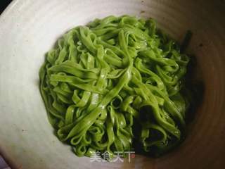 海参菜芯菠菜面的做法步骤:17
