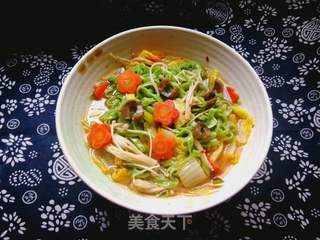 海参菜芯菠菜面的做法步骤:18