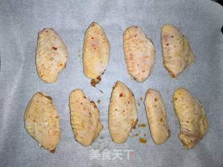 #烤箱菜#自配腌料烤鸡翅的做法步骤:6
