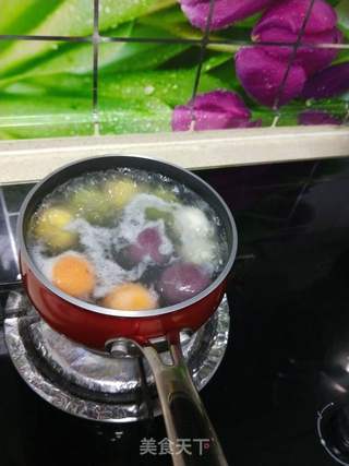天然彩蔬汤圆的做法步骤:14
