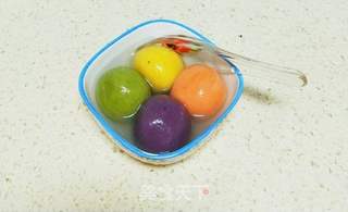 天然彩蔬汤圆的做法步骤:15