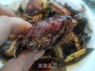 口味蟹的做法步骤:5
