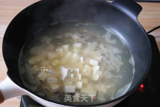 六菌豆腐羹的做法步骤:5
