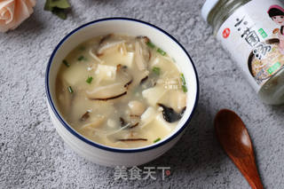 六菌豆腐羹的做法步骤:8