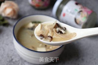 六菌豆腐羹的做法步骤:9