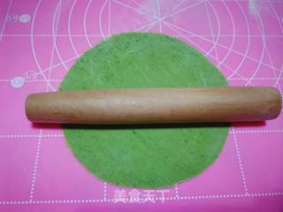 #团圆饭#菠菜薄饼的做法步骤:6