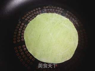 #团圆饭#菠菜薄饼的做法步骤:7