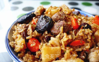 粮品五谷·杂粮羊肉焖饭的做法步骤:8