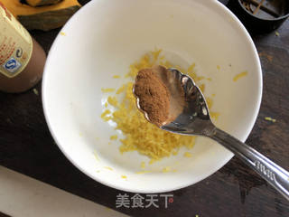 柠香肉桂烤南瓜的做法步骤:2