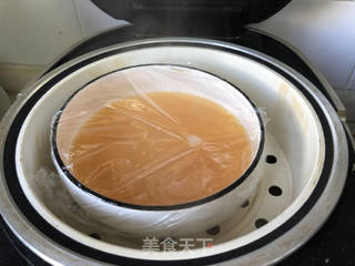 松茸与蒸蛋的做法步骤:7