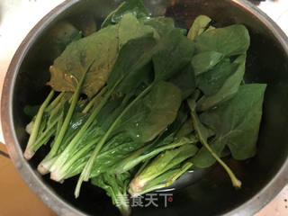 拌菠菜的做法步骤:2