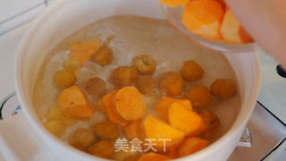 番薯栗子糖水的做法步骤:6