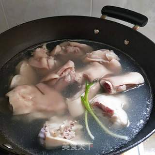 花生炖猪蹄的做法步骤:4
