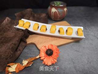 南瓜豆沙刀切小馒头的做法步骤:9