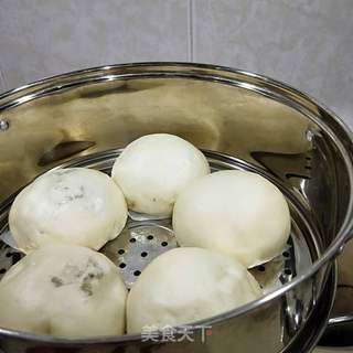 香辣豆角包子的做法步骤:16