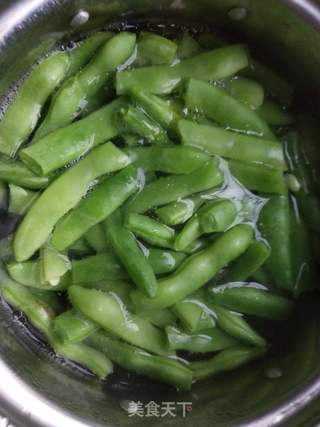 凉拌四季豆的做法步骤:5