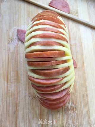 “烤箱菜”烤风琴土豆的做法步骤:5