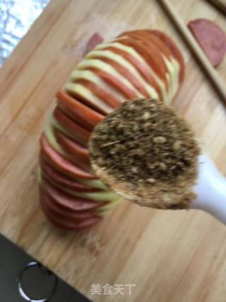 “烤箱菜”烤风琴土豆的做法步骤:6