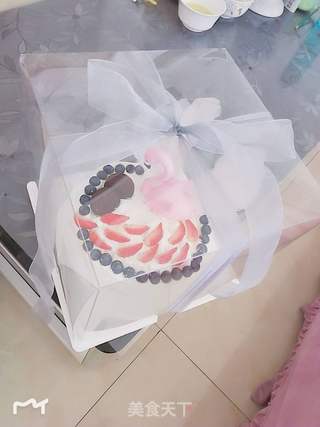 小天鹅生日蛋糕的做法步骤:11
