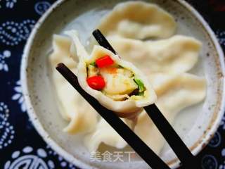#团圆饭#韭菜鲜虾大肉饺的做法步骤:13