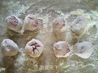 紫薯花馒头的做法步骤:9