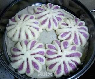 紫薯花馒头的做法步骤:27